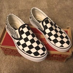 Vans Classic slip on (mix checker) Black/White